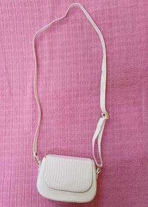 Chic White Crossbody Bag