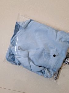 Light Blue Sweatshirt Full Sleeve Zudio Women