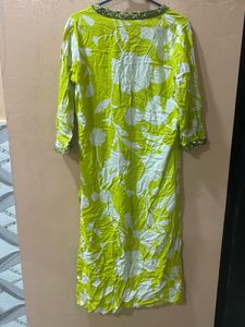Floral Print Kurta