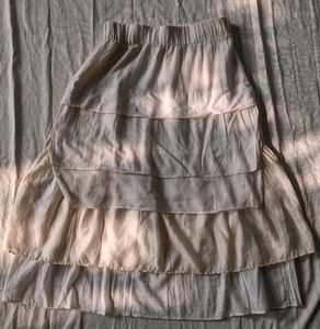 Cottage Core White Skirt