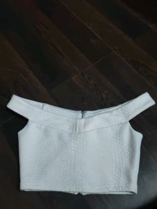 Forever 21 Off Shoulder Crop Top