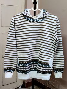 💥BUY1GET1💥 women's imported striped sweatshirt with a Fair Isle hooded sweatshirt