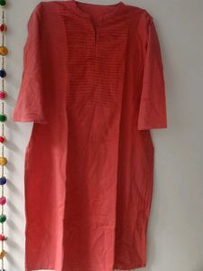 Coral Straight Kurta