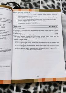 Physical Education Book For Class 12th