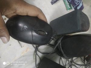 Two Speakers And Mouse