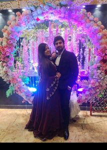 Maroon Heavy Gown...