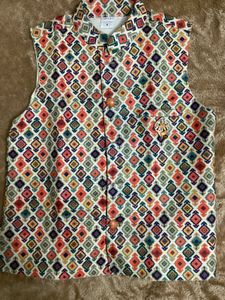 Orange &amp; White Kids Kurta Payjama With Jacket