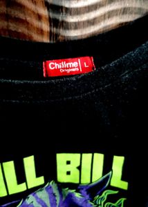 Chill Bill Graphic Tee – Oversized Black | Vintage
