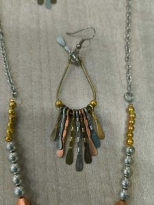 Multi-Tone Metal Necklace