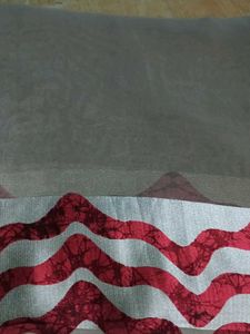 Elegant Red &amp; Tan Colour Saree