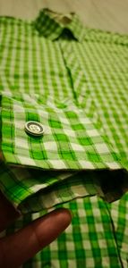 green check shirt 💚
