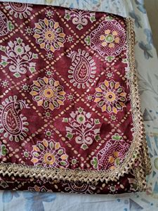 Golden Lace Duppata