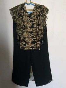 Stylish Camo Top &amp; Pant Set