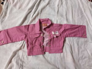 Cute Pink Denim Jacket