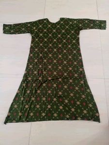 Green Printed Kurta Set 💚