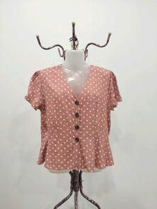 Retro Polka Dot Top