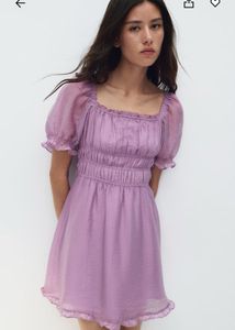 Lilac Mini Dress