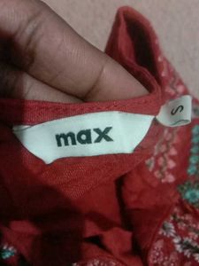 Embroidered Tunic Top