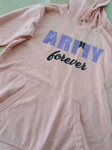 BTS Army Forever Pink Hoodie