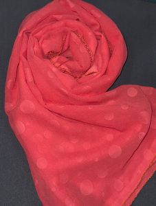 Pink Bubble Scarf/ Stole