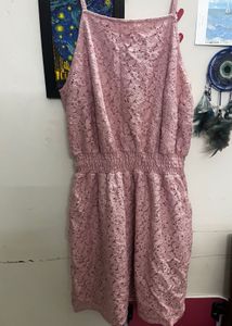 Pink Lace Sundress