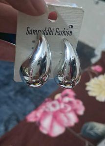 Silver Teardrop Earrings