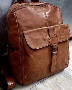 🔥  Sale 🔥  Brown Leather Backpack