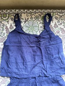 Cute Navy Blue Romper