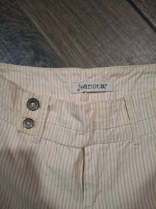 Striped Capri Shorts