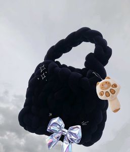 Y2k Pinteresty Core Aesthetic Crotchet Cloud Bag