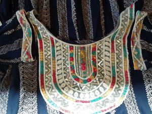 Embroidered Neckline Piece