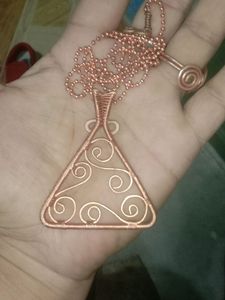 Trikonian Pendent Locket Handmade Copper Etsy Stuf