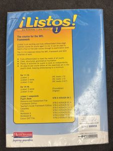 Listos Spanish Book Grade 6 or 7