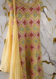 Embroidered Indian Dress