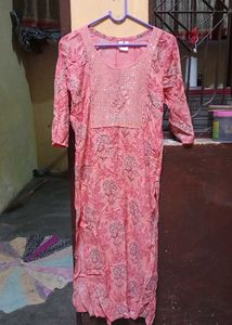 Floral Print Kurta Shrara Set