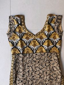 Long Beutiful Kurti With Work