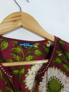Ajio Multicolour Floral Printed Dress