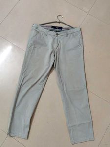 Men's Casual Beige Trousers