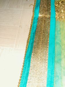 Elegant Teal &amp; Gold Indian Salwar Kameez Suit