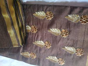 Beautiful Thread Work Saree