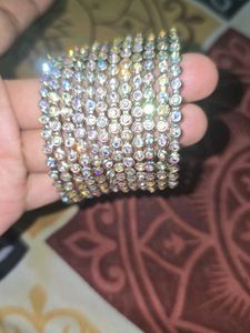 Combo Bangles With Stones