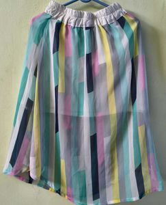 Colorful Striped Skirt