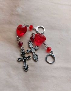 Set Of Goth and Chain jhumka Earrings