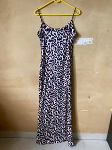 Leopard Print Bodycon Maxi Dress