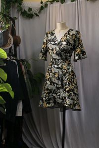Floral Wrap Dress