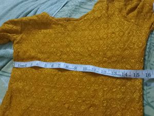 Mustard Yellow Long Sleeve Dress