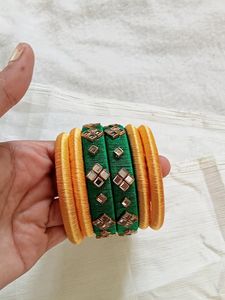 Haldi &amp; Mehndi Desiger Bangles Set