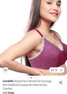 Lovable Striped Bra 34c