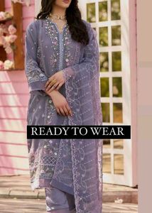 Elegant Embroidered Pakistani Suit