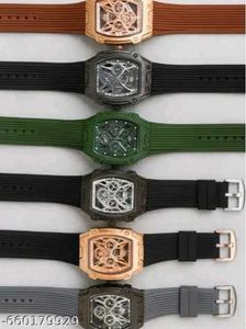 Stylish Black Skeleton Watch coin❌cash✅